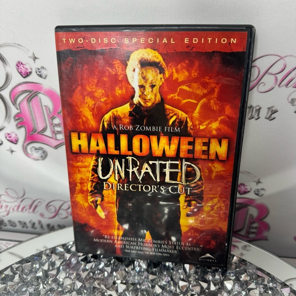 Halloween Unrated Director's Cut DVD rob zombie 2 DVD